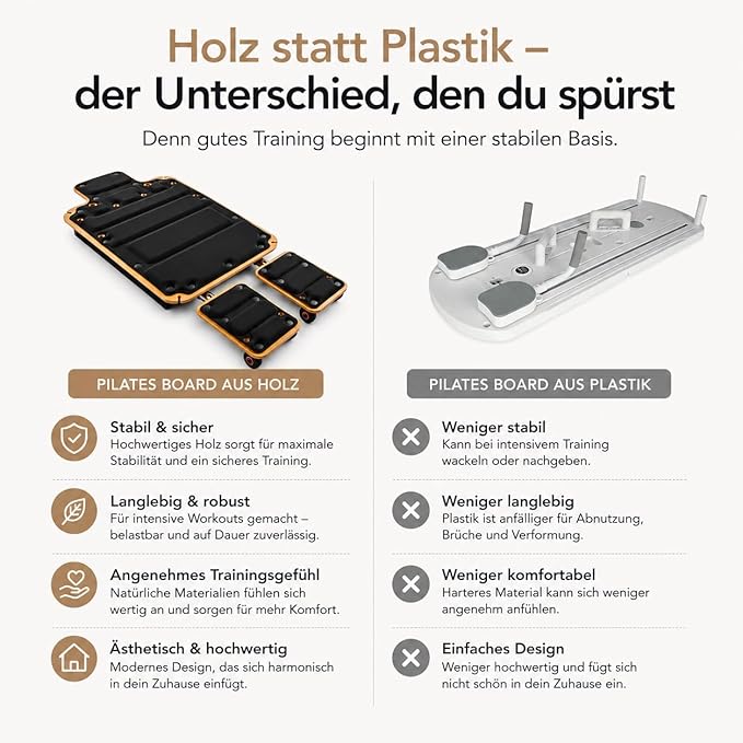 Pilates Board ze dřeva