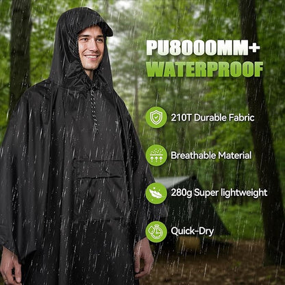 Nepromokavé pončo do deště